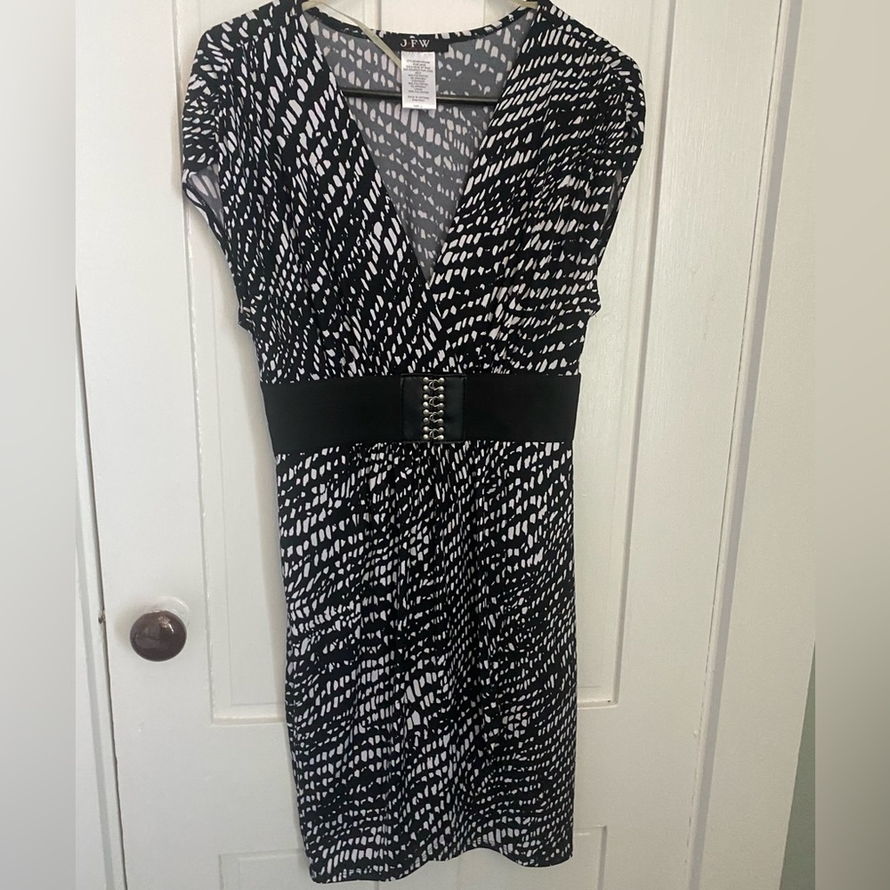 JFW cap sleeve jersey dress size L